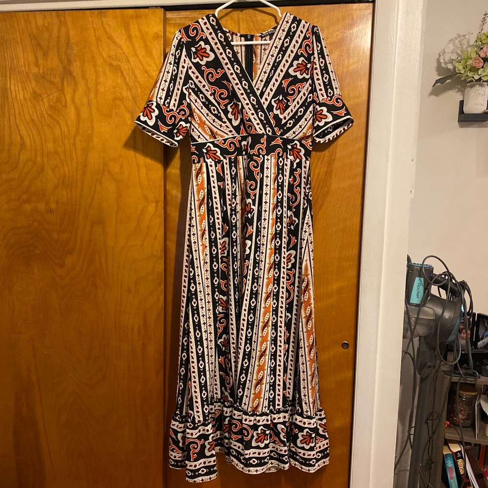 SHEIN Boho patchwork dress